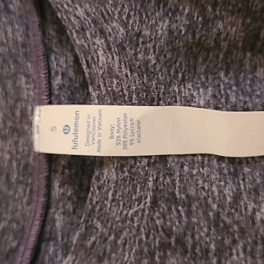 Lululemon Surge Warm Long Sleeve - Heathered Melanite - Picture 5 of 7
